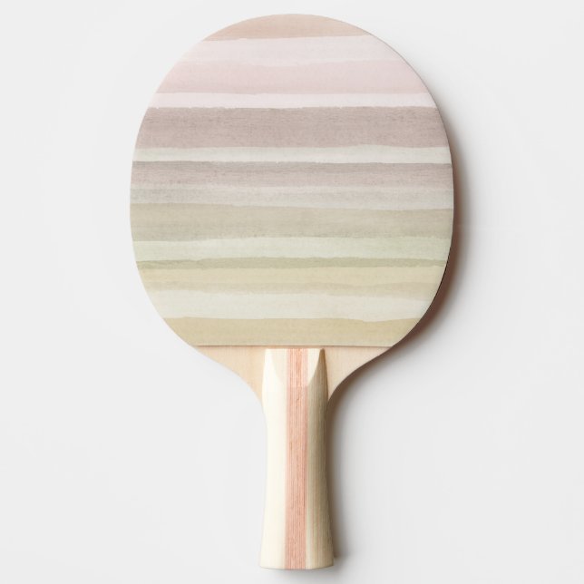 Abstract watercolor background ping pong paddle (Front)