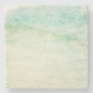 Abstract  watercolor background stone coaster
