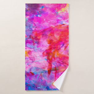 Abstract watercolor backgroundcolor,background,pai bath towel
