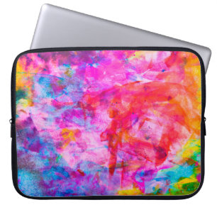 Abstract watercolor backgroundcolor,background,pai laptop sleeve