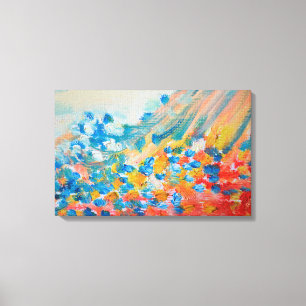 Abstract Watercolor Canvas Print