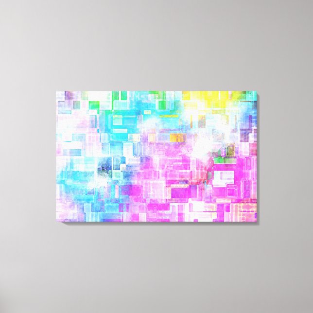 Abstract Watercolor Canvas Print (Front)