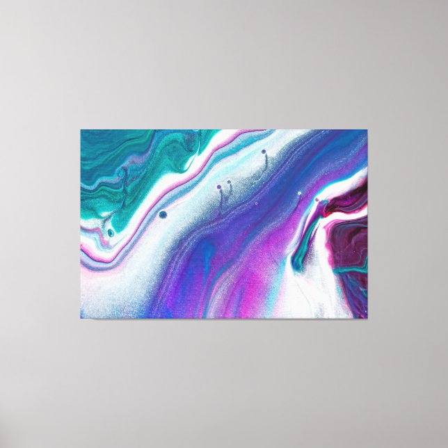 Abstract Watercolor Canvas Print (Front)