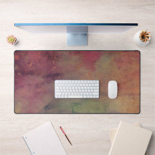 Abstract Watercolor Colorful Art Desk Pad