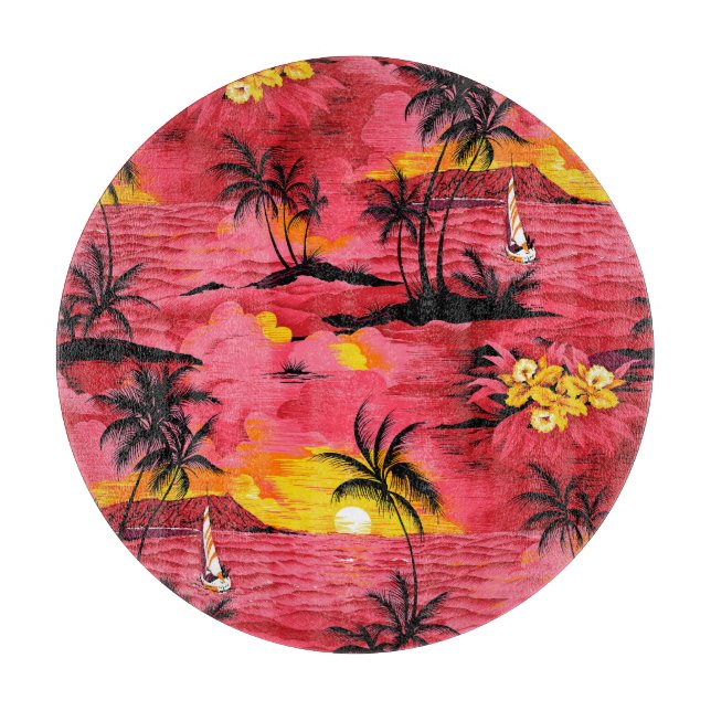 Abstract Watercolor: Creative Print Design. Cutting Board (Front)