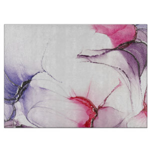 Abstract Watercolor Cutting Board