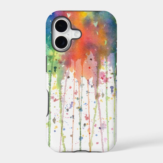 Abstract Watercolor Drippy Art (Back)
