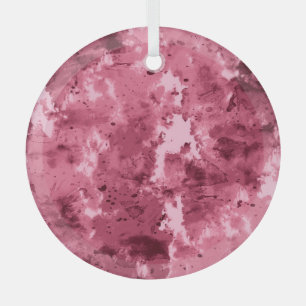 Abstract watercolor grunge: camouflage pattern. glass tree decoration
