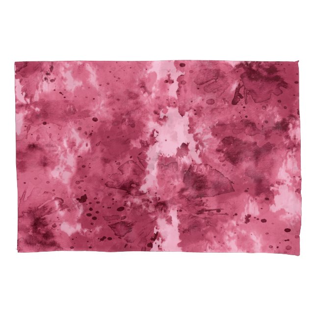 Abstract watercolor grunge: camouflage pattern. pillowcase (Front)