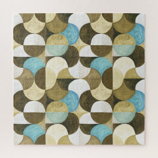 Abstract Watercolor Hand Drawn Jigsaw Puzzle (Vertical)