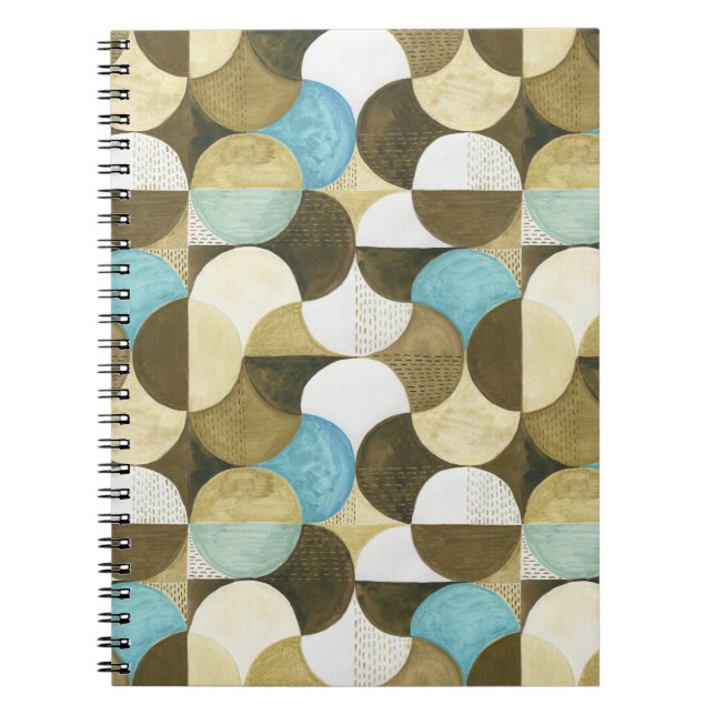 Abstract Watercolor Hand Drawn Notebook (Front)