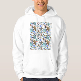Abstract watercolor: hand-drawn white background. hoodie