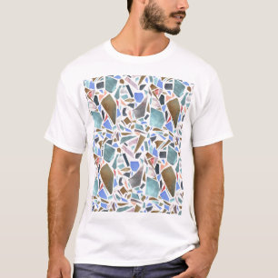 Abstract watercolor: hand-drawn white background. T-Shirt