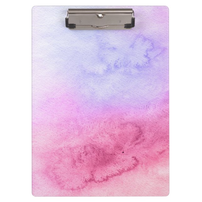 Abstract watercolor hand painted background 11 clipboard (Front)