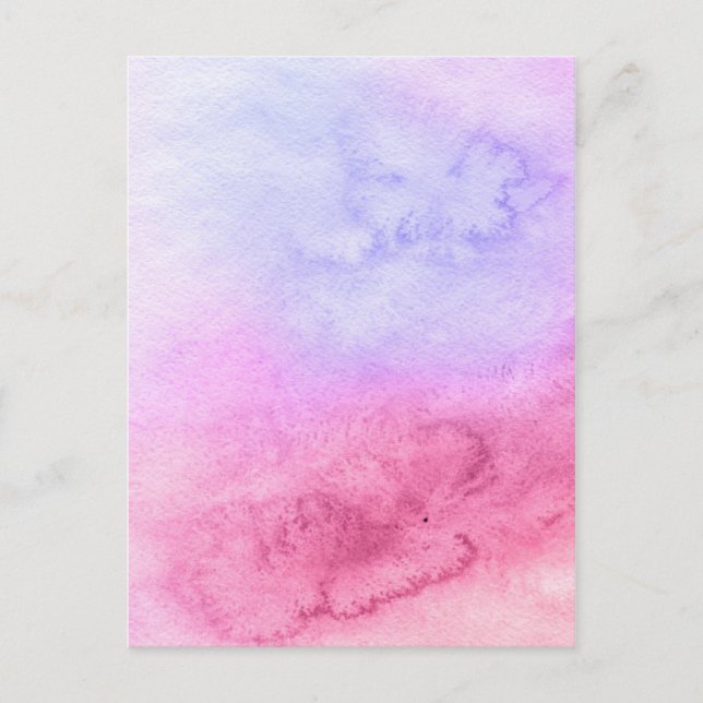 Abstract watercolor hand painted background 11 postcard (Front)