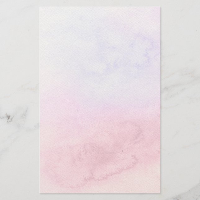Abstract watercolor hand painted background 11 stationery (Front)