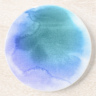 Abstract watercolor hand painted background 12 coaster