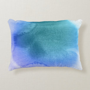 Abstract watercolor hand painted background 12 decorative cushion