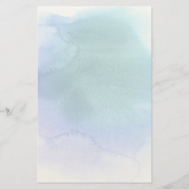 Abstract watercolor hand painted background 12 stationery (Front)