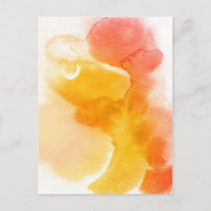 Abstract watercolor hand painted background 13 postcard