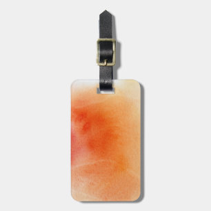 Abstract watercolor hand painted background 15 luggage tag