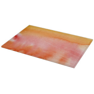 Abstract watercolor hand painted background 17 cutting board