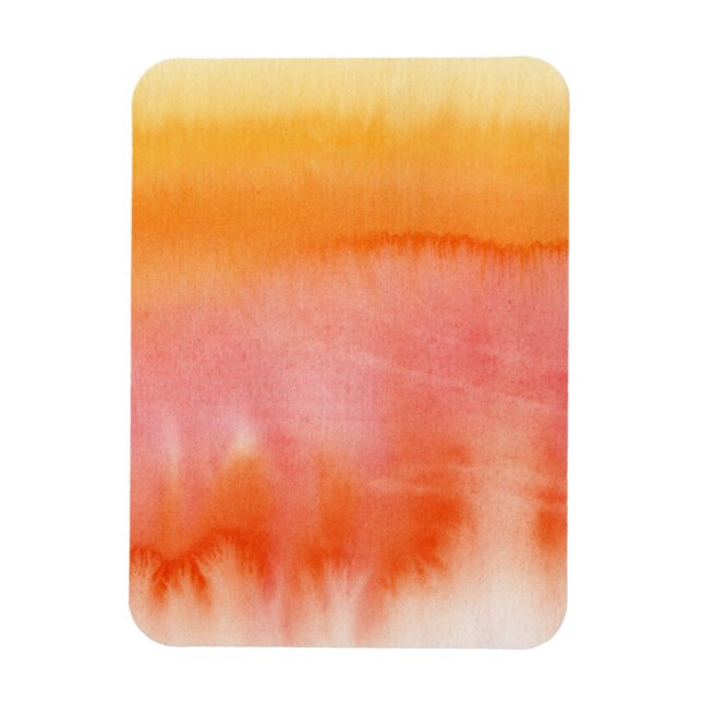 Abstract watercolor hand painted background 17 magnet (Vertical)