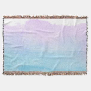 Abstract watercolor hand painted background 18 2 throw blanket