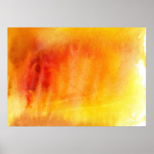 Abstract watercolor hand painted background 19 poster