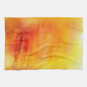 Abstract watercolor hand painted background 19 tea towel