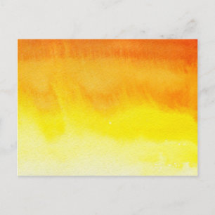 Abstract watercolor hand painted background 2 postcard