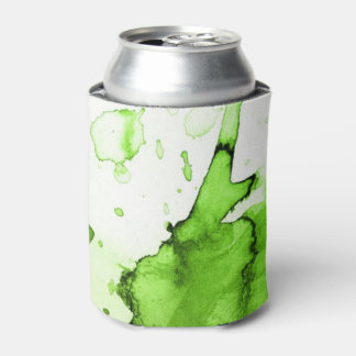 Abstract watercolor hand painted background 3 3 can cooler