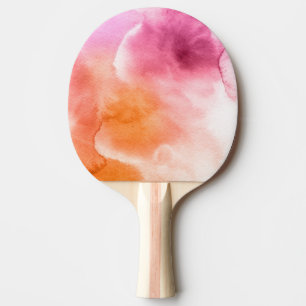 Abstract watercolor hand painted background 3 3 ping pong paddle