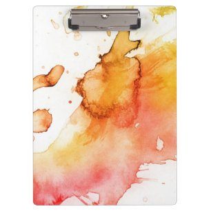 Abstract watercolor hand painted background 3 clipboard