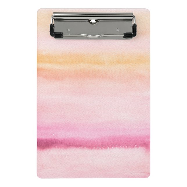 Abstract watercolor hand painted background 4 3 mini clipboard (Front)