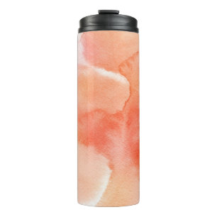 Abstract watercolor hand painted background 4 thermal tumbler