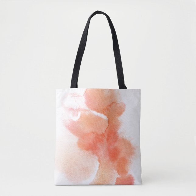 Abstract watercolor hand painted background 4 tote bag (Front)