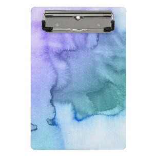 Abstract watercolor hand painted background 6 2 mini clipboard