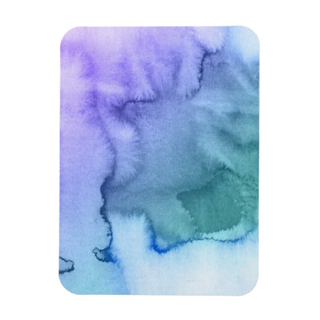 Abstract watercolor hand painted background 6 magnet (Vertical)