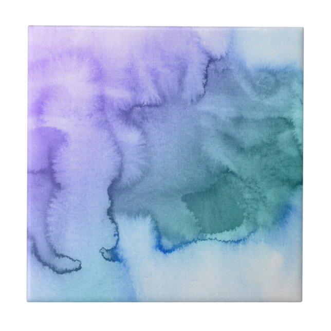 Abstract watercolor hand painted background 6 tile (Front)