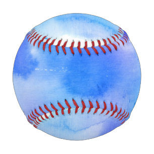 Abstract watercolor hand painted background. baseball