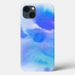 Abstract watercolor hand painted background. iPhone 13 case