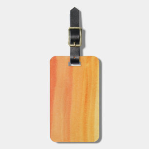 Abstract watercolor hand painted background luggage tag