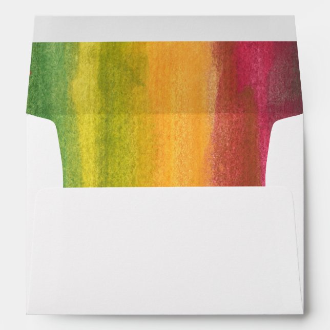abstract watercolor hand painted envelope (Back (Bottom))