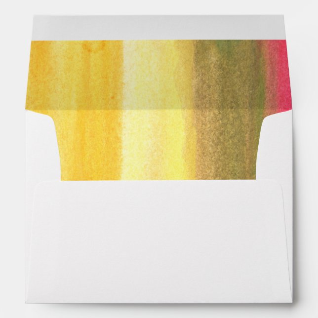 abstract watercolor hand painted envelope (Back (Bottom))