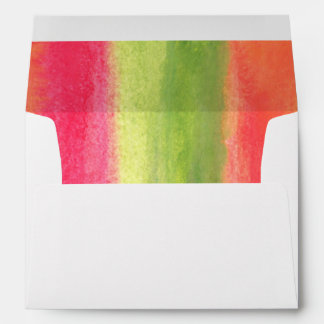 abstract watercolor hand painted envelopes