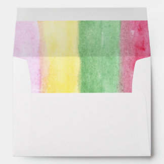 abstract watercolor hand painted envelopes