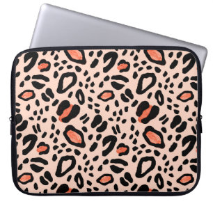 Abstract watercolor leopard. Animal print pattern Laptop Sleeve