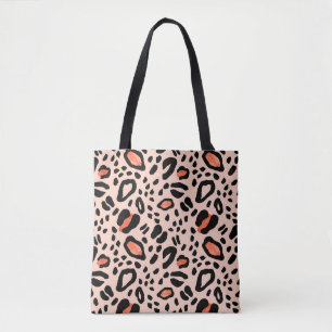 Abstract watercolor leopard. Animal print pattern Tote Bag