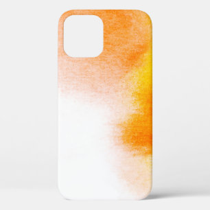 Abstract watercolor luxury fluid art painting. han iPhone 12 case